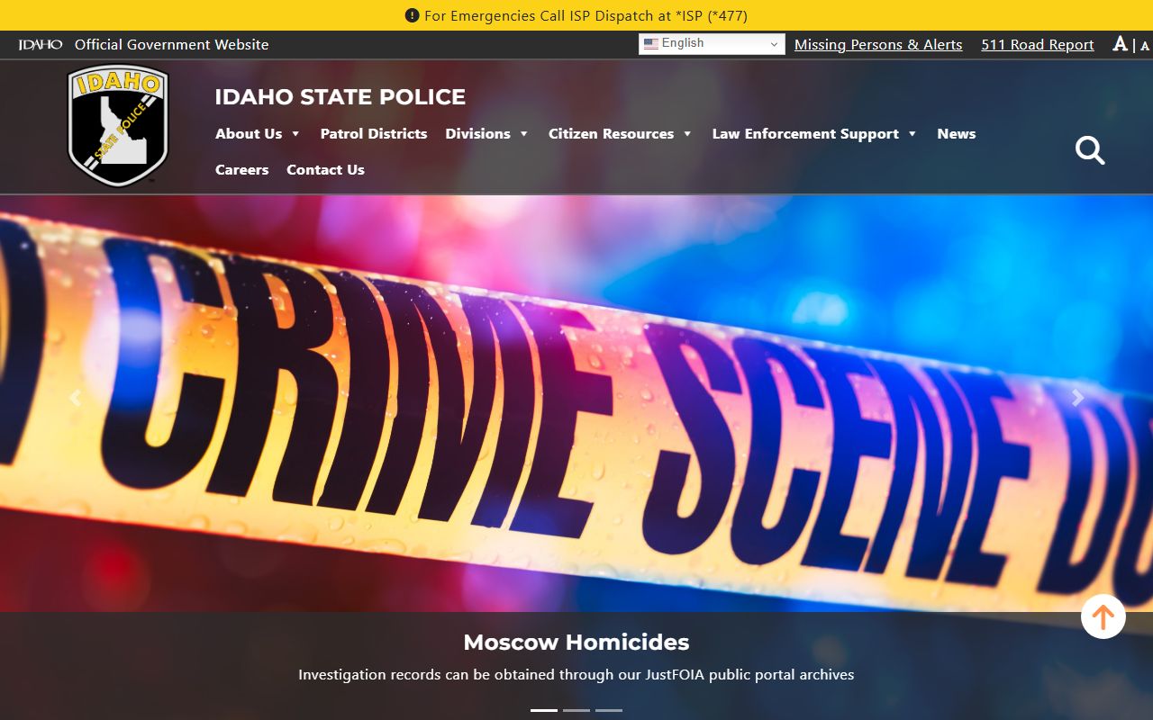 Custer County criminal court records Idaho State Police
