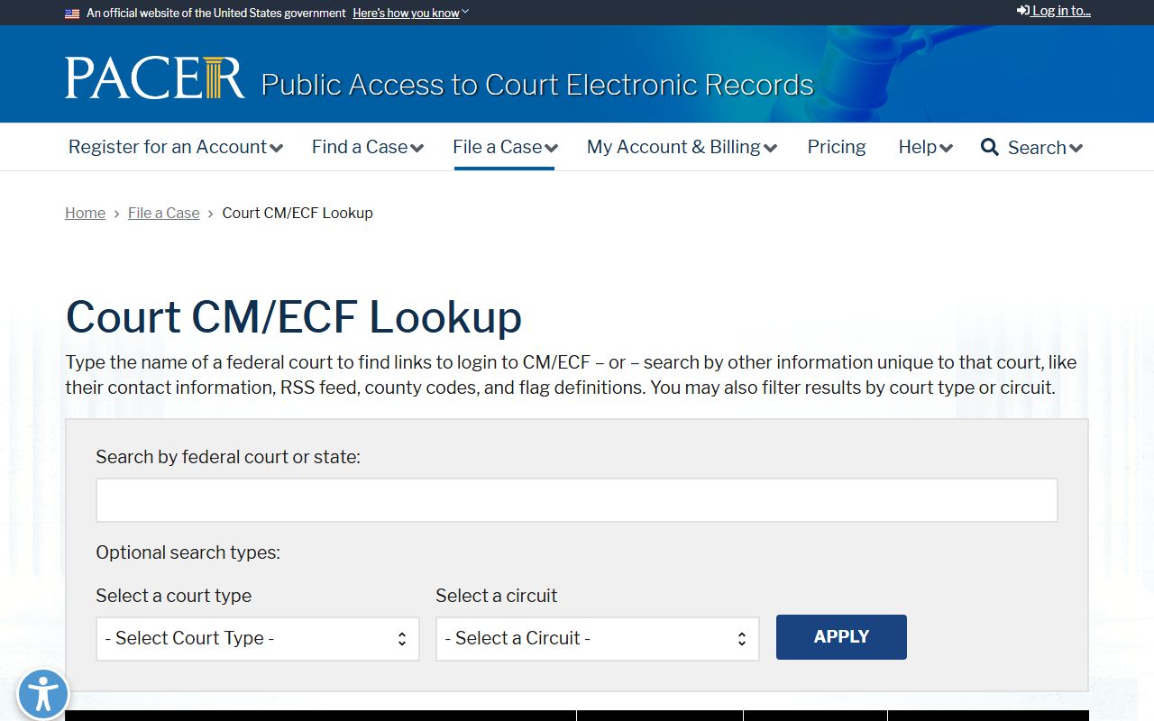Custer County District Court PACER lookup