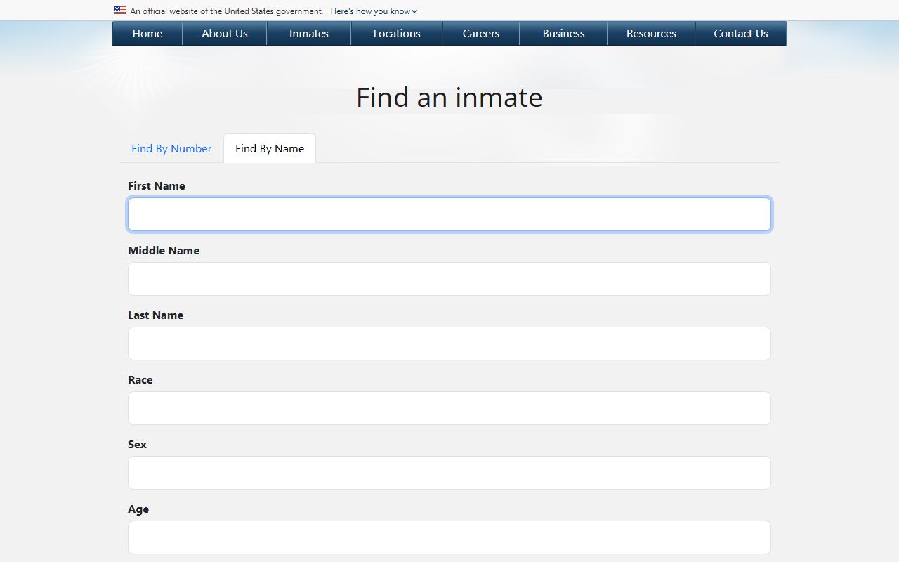 Custer County inmate records BOP mobile name search