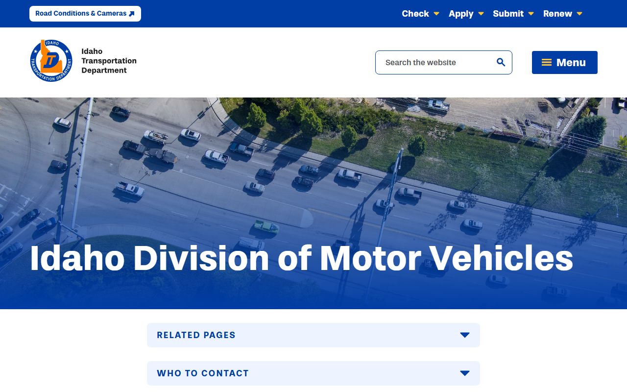 Custer County traffic court records Idaho DMV driver records
